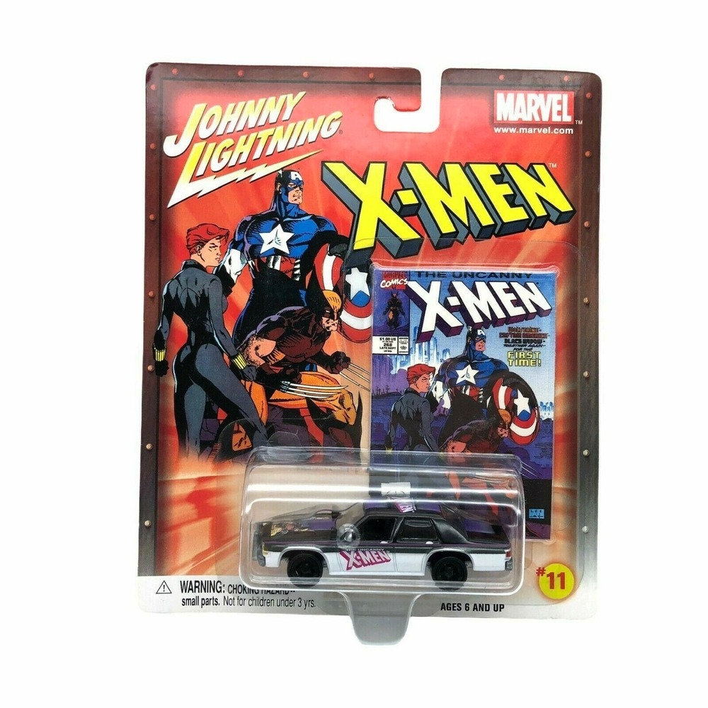 Johnny Lightning The Uncanny X-Men 1990 '90 Ford Crown Victoria Car Diecast 1/64